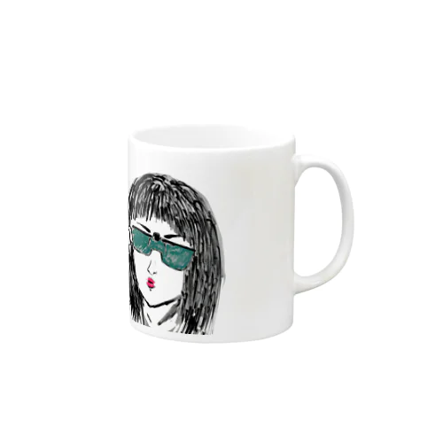 クリップオンガール Mug