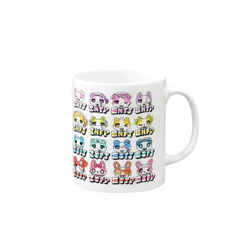 16性格タコちゃんず まとめ Mug