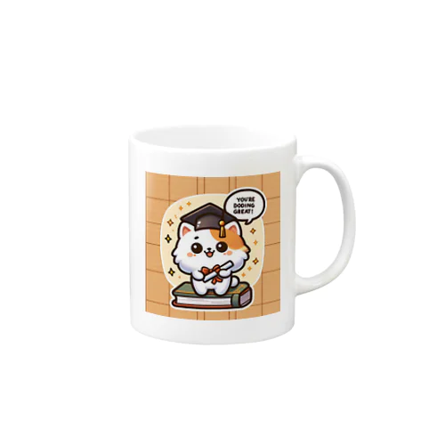 子猫の応援 Mug