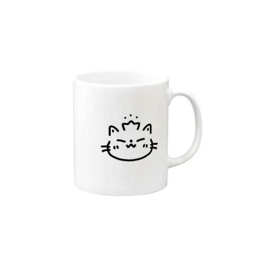 王冠猫　ロゴ Mug