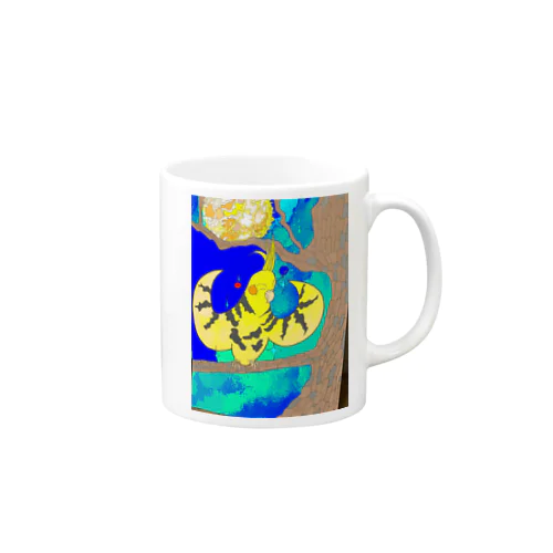 ジョイジョイとり　はじめまして Mug