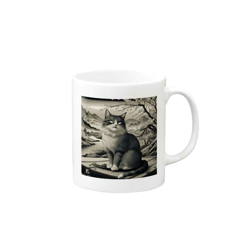 白夜の猫クン Mug