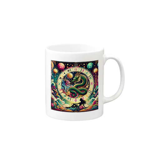 金運ドラゴン Mug