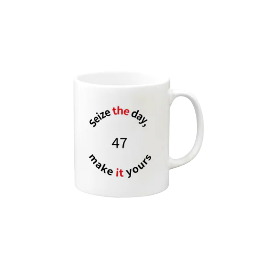 文字　2 Mug