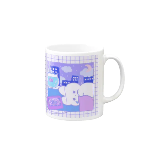 えもい時間を過ごすむにちゃん。 Mug