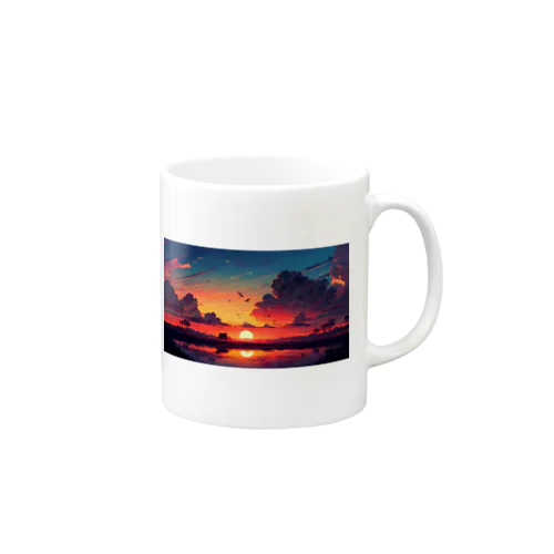 夕陽道のお散歩 Mug