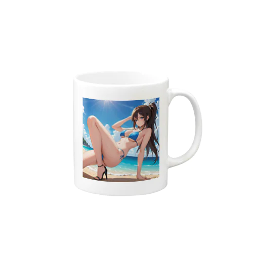 ある日の海岸にて Mug