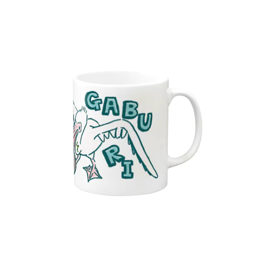 ペリカンなんでも食べる Mug