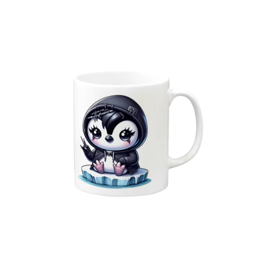 ROCKなペンギン Mug