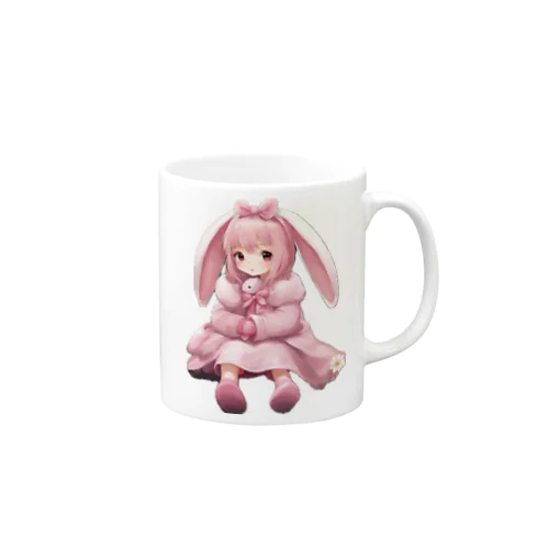 ピンクうさぎno💕 Mug