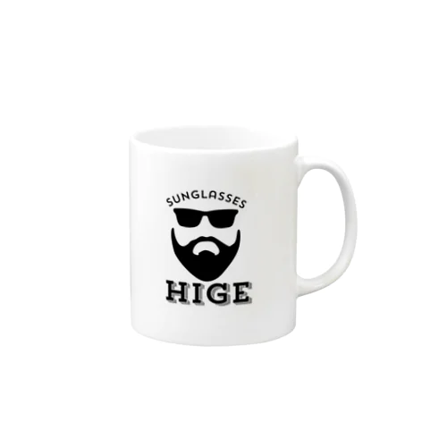 【HIGE】黒ロゴ Mug