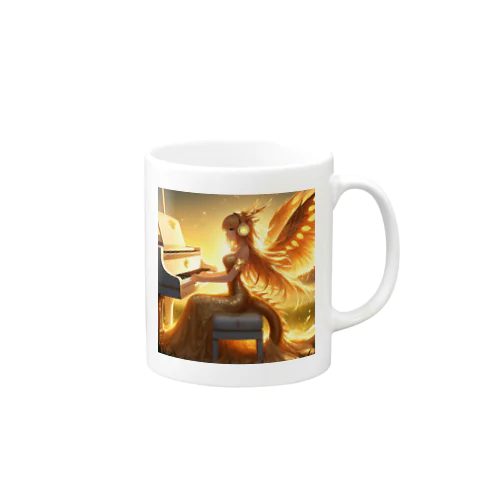 光のドラゴンガール Mug