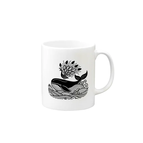 クジラトクジャク Mug