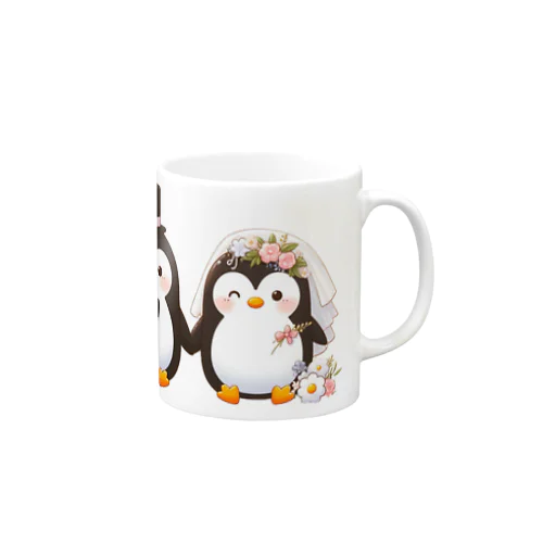 ハッピー新婚ペンギンちゃん Mug