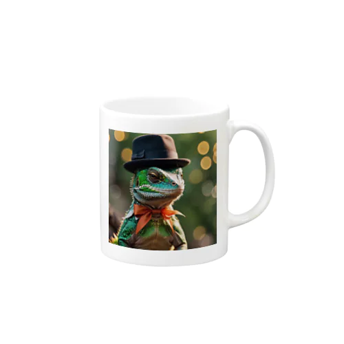 ハット帽ヤモリ Mug