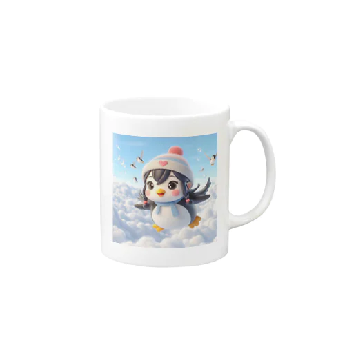 空飛ぶペンギンちゃん Mug