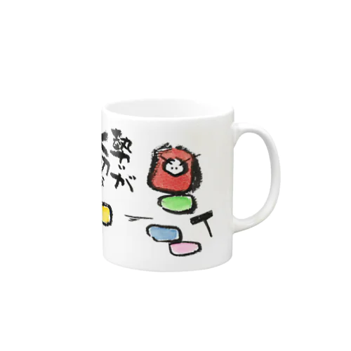 ダルマシリーズ_だるま落とし Mug