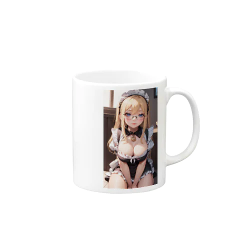 金髪美少女　七海ちゃんメイド Mug