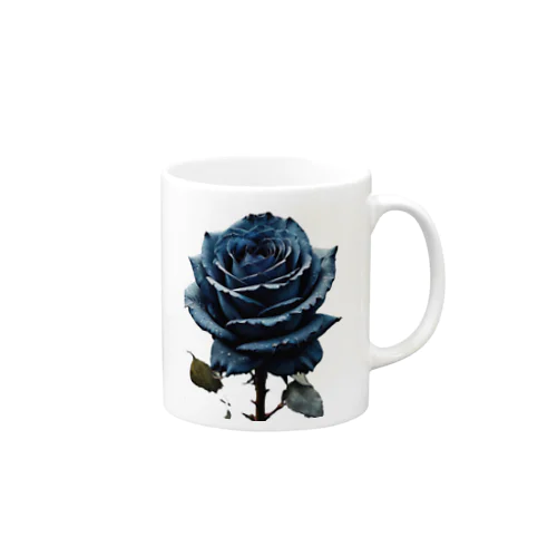 青いバラ Mug