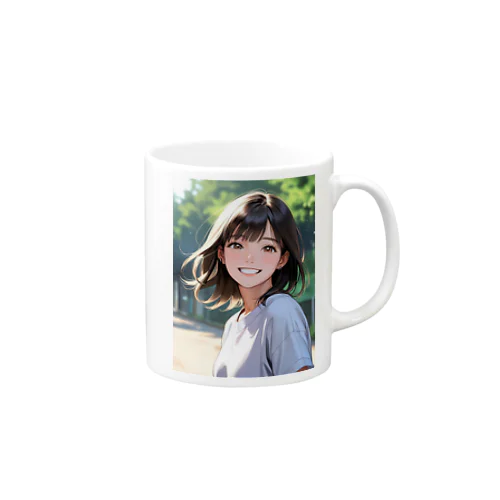 元気をもらえる笑顔 Mug