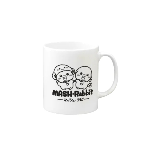 マッシュラビ(ひつじ・黒)１ Mug