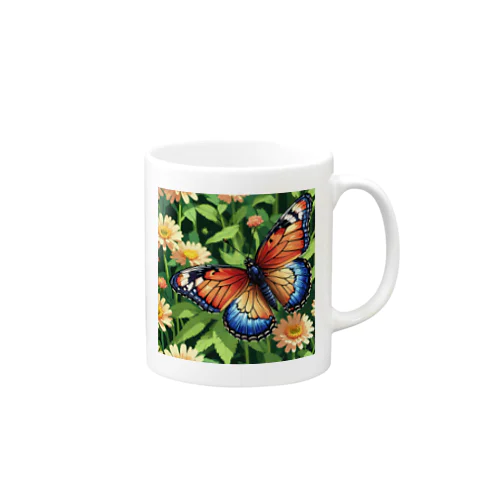 蜜を吸っている蝶の吻 Mug