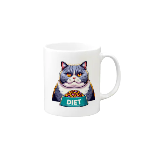 お腹が空いた猫 Mug