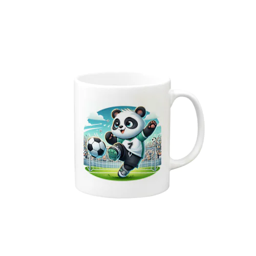 サッカーパンダ Mug