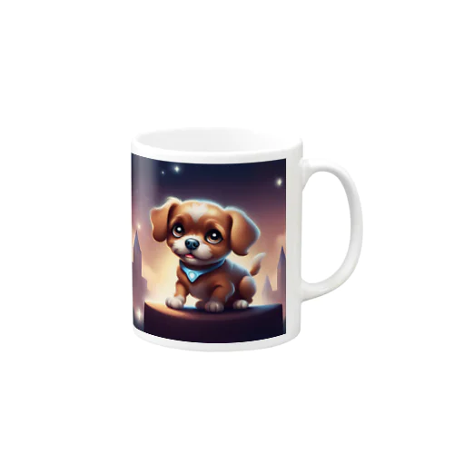 目が輝くかわいい小型犬が登場🐶✨ Mug