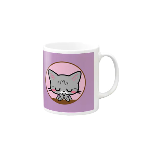 窓辺　サバトラ猫 Mug