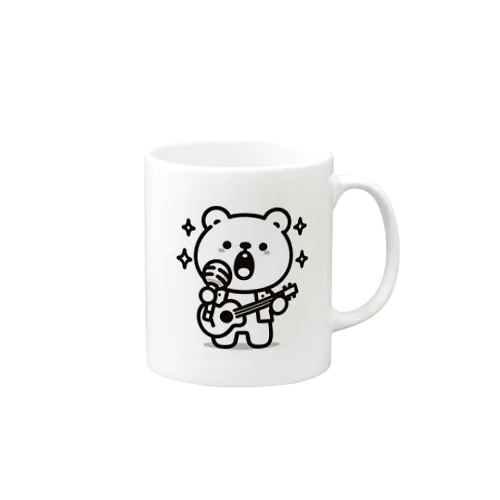 熱唱　くま Mug