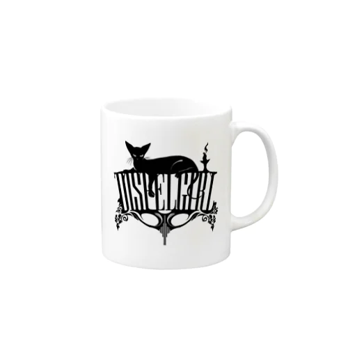 DISPELGIRL Elegant Cat Mug