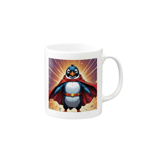 ペンギンのヒーロー登場！ Mug