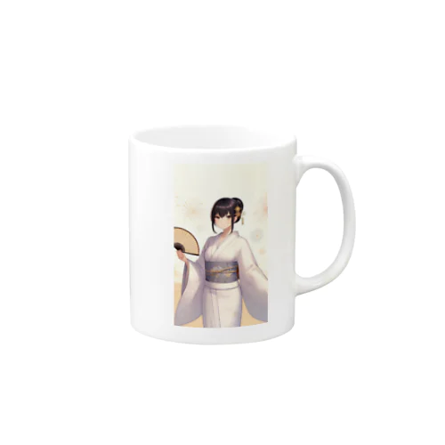 浴衣の彼女 Mug