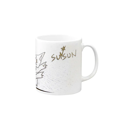 スンスンが描いたスンスンの絵 Mug