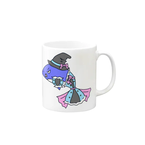 サメに魔女帽子 Mug