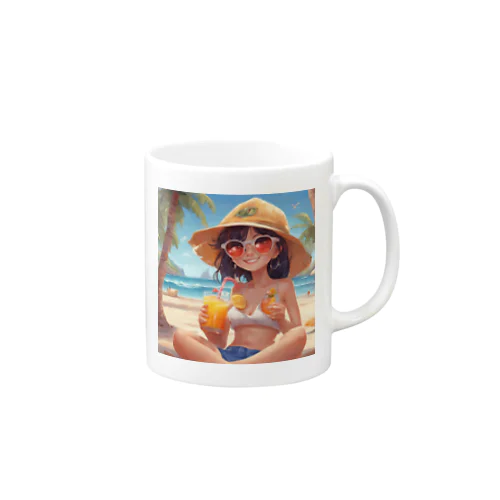 ビーチガール Mug