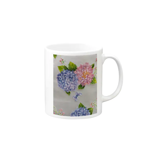 紫陽花 Mug