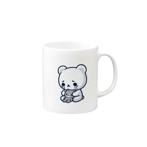 くまのたるちゃん　悲しい日もあるね。。 Mug