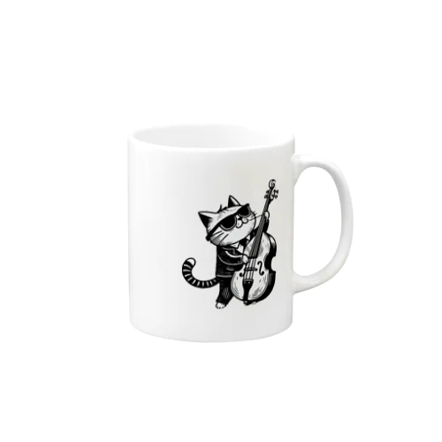 ベーシストキャット Mug