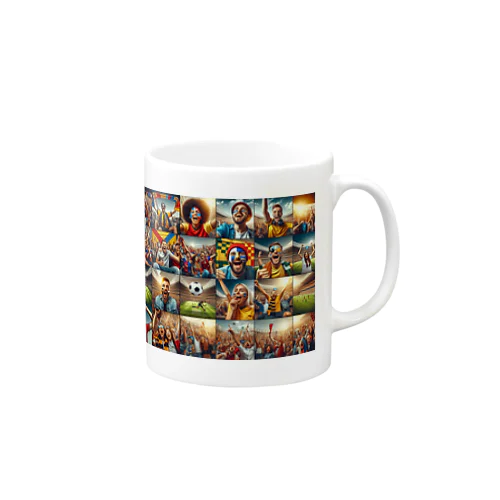 サッカーファン Mug