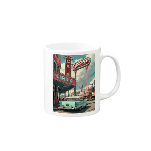 Vintage American City Mug