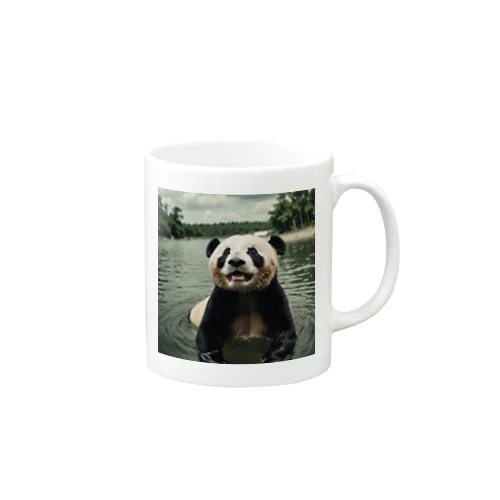 水遊びパンダ Mug