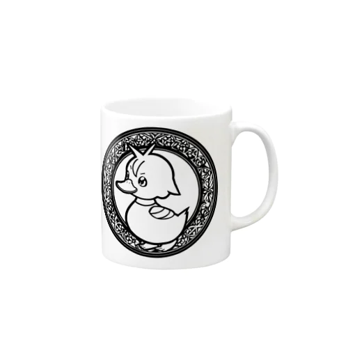 カモさんマーク_黒 Mug