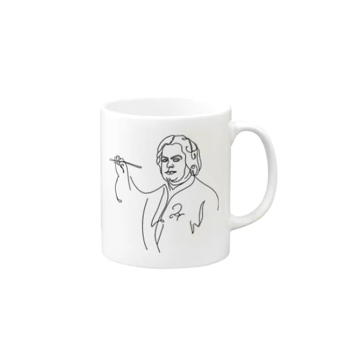 バッハさんが指揮するグッズ Mug