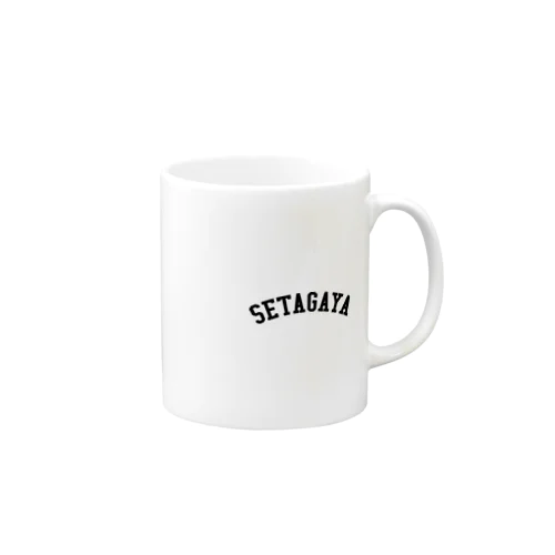 世田谷Tシャツ　ブラックロゴ(setagaya item) Mug