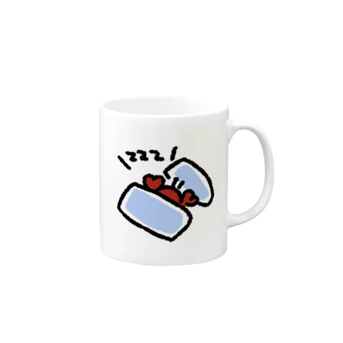 寝るかに Mug