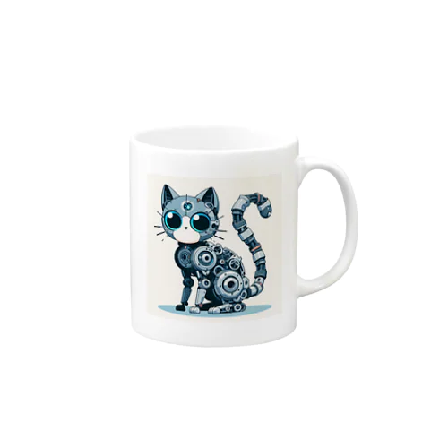 メカニカルな猫 Mug