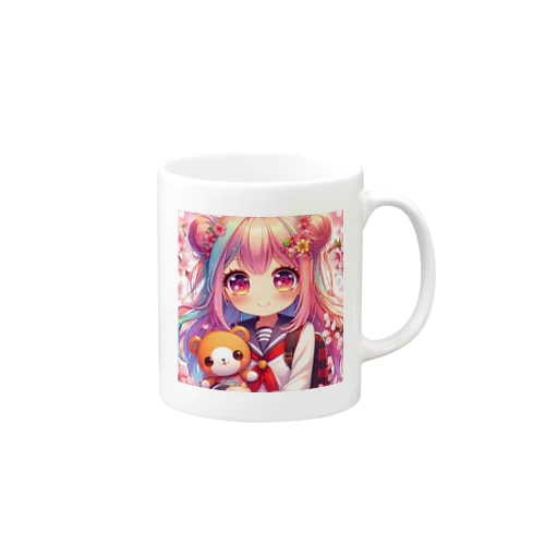 可愛い女の子 Mug