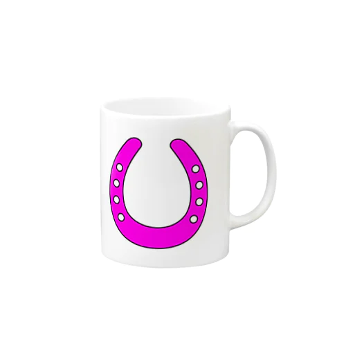 馬蹄（ホースシュー）Pink Mug